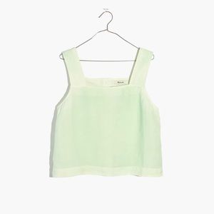 Madewell Sunside Button-Back Top: Earth-Dyed Edition